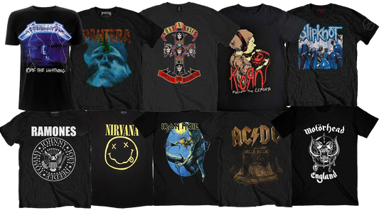 Top 10 des t-shirts de groupes les plus vendus en ce moment