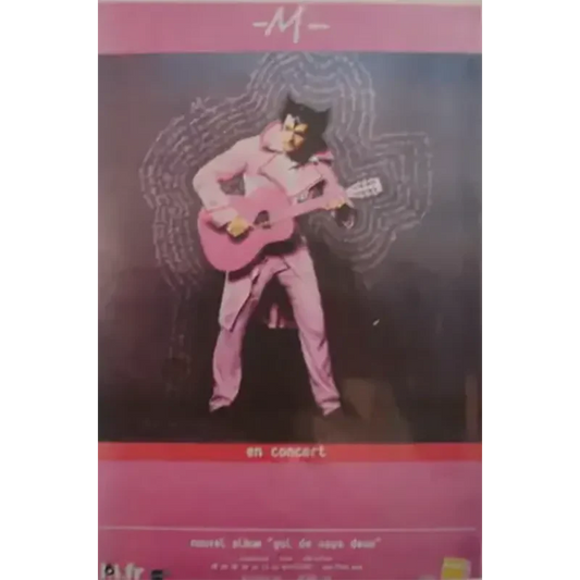 Poster -M- Qui de nous deux?