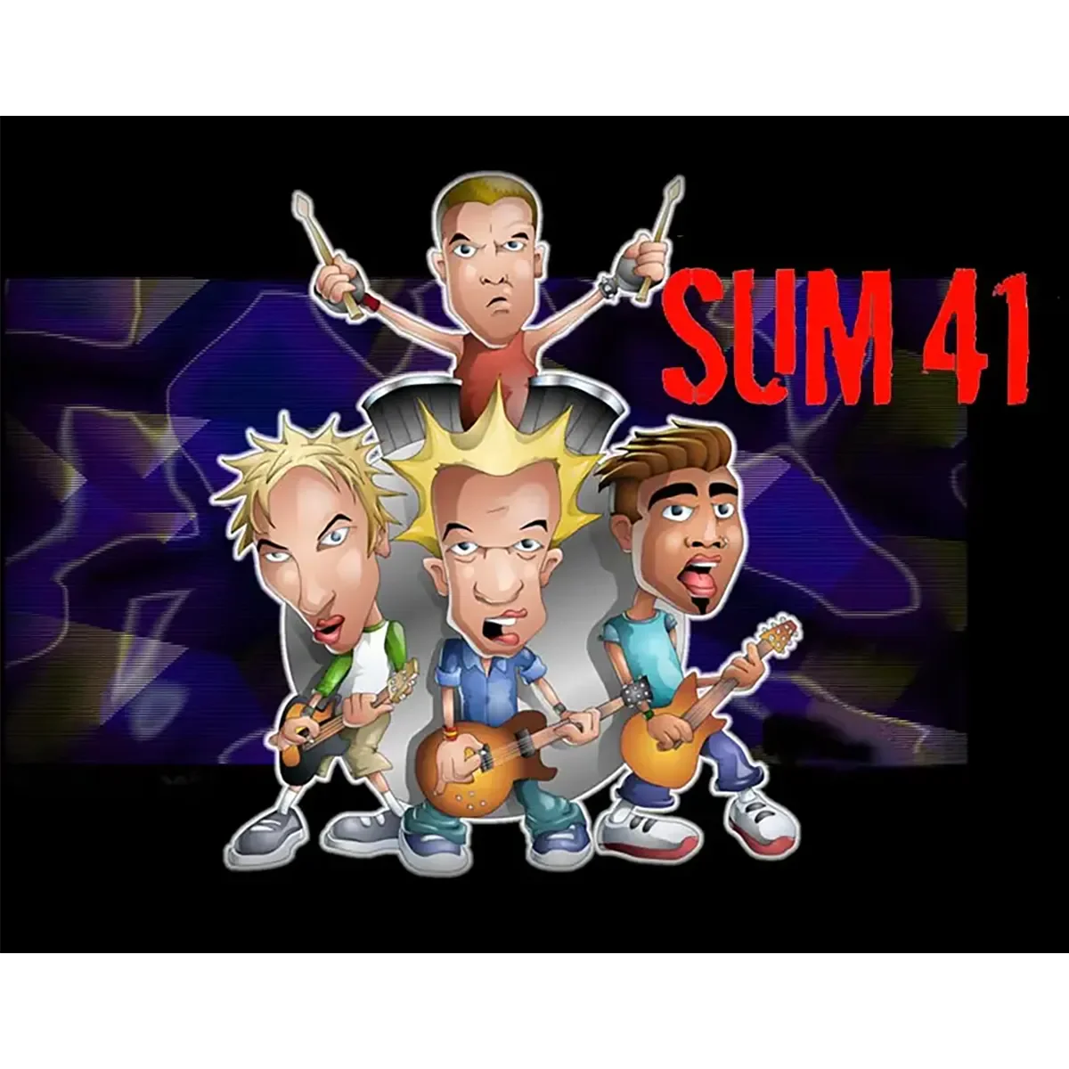 Decorative slate Sum 41