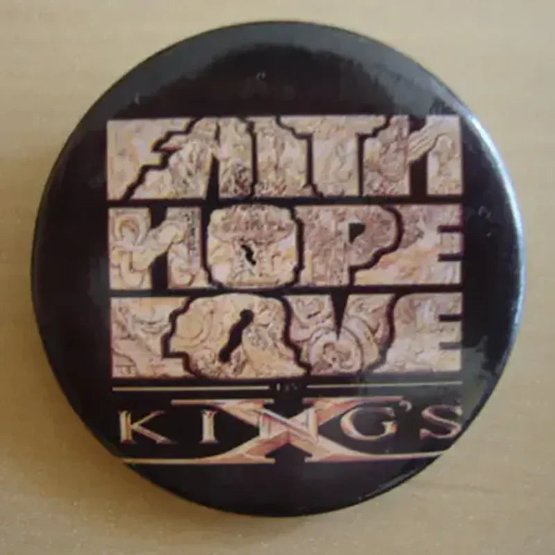 Badge King's X - Faith Hope Love