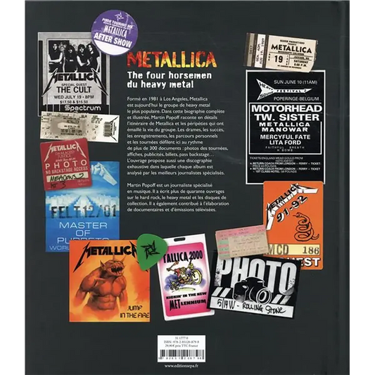 Metallica - The four horsemen du heavy metal (4è de couverture)