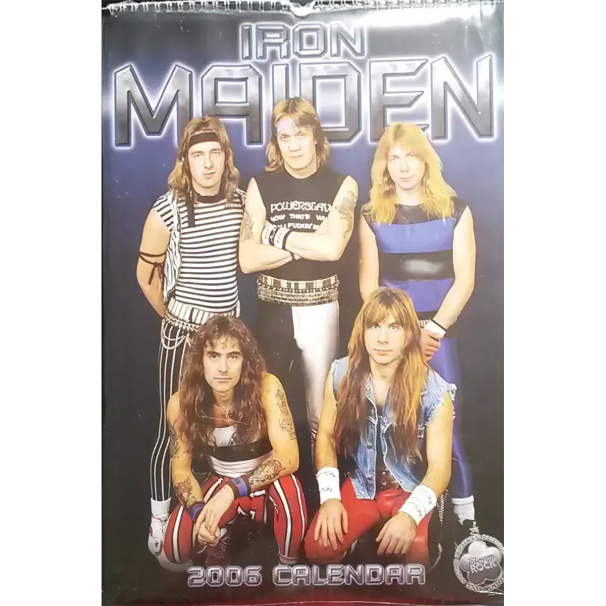 Vintage calendar Iron Maiden 2006