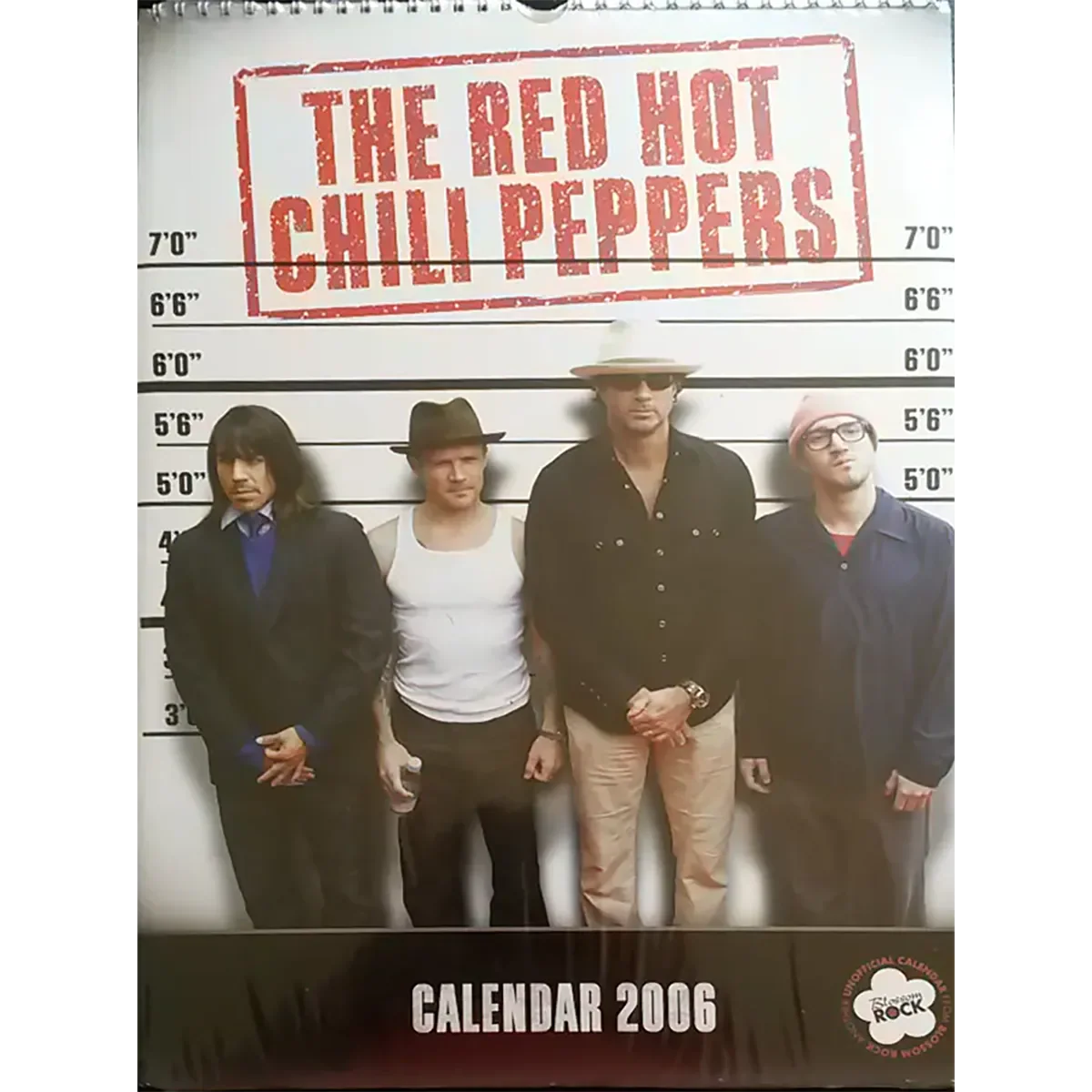 Vintage calendar Red Hot Chili Peppers 2006