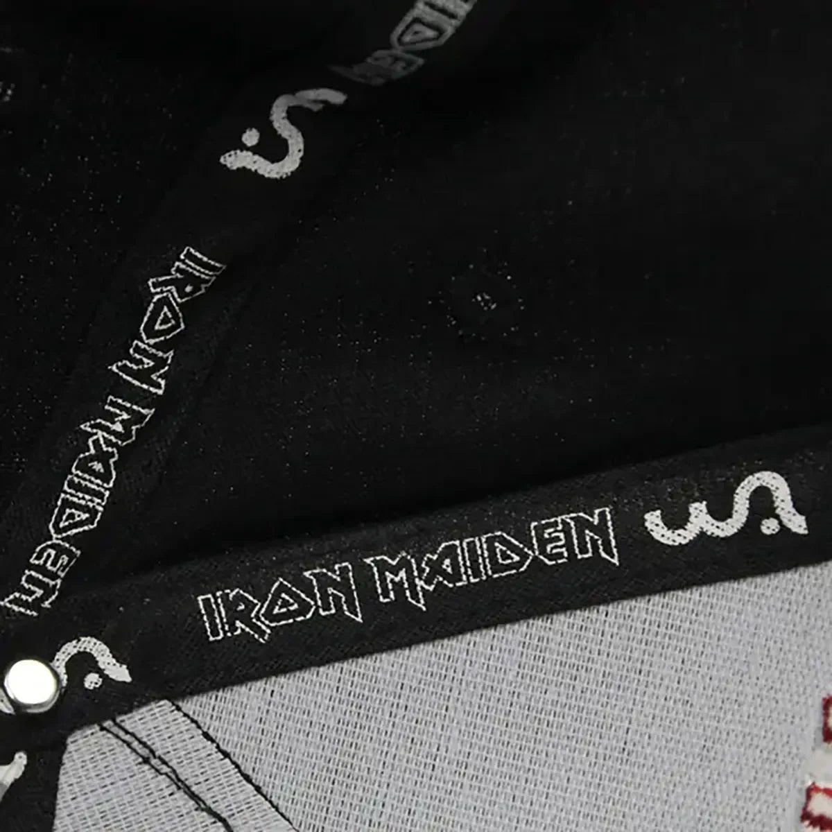 Casquette officielle Iron Maiden - Logo (vue intérieur)