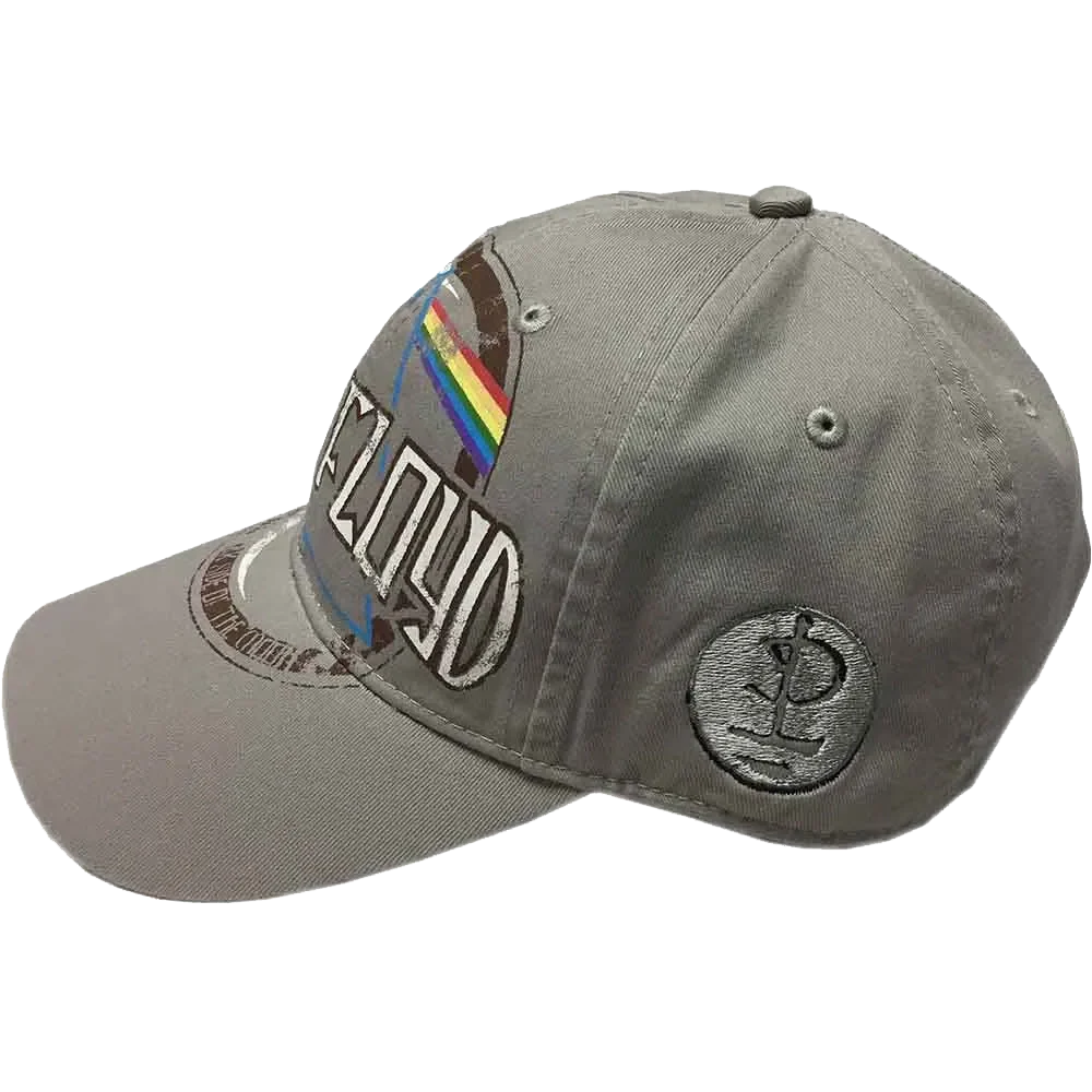 Cap Official Pink Floyd - Dark Side gray cap (left side)