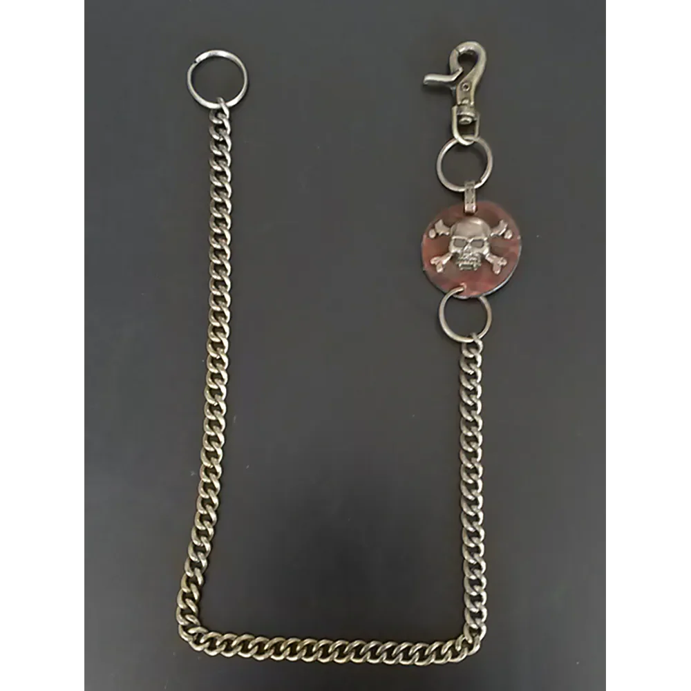 Trousers chain skull