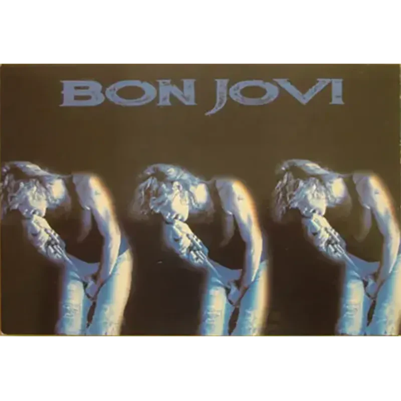 Postcard Bon Jovi - 3x Jon