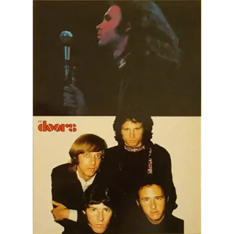 Carte postale Doors - Jim + groupe