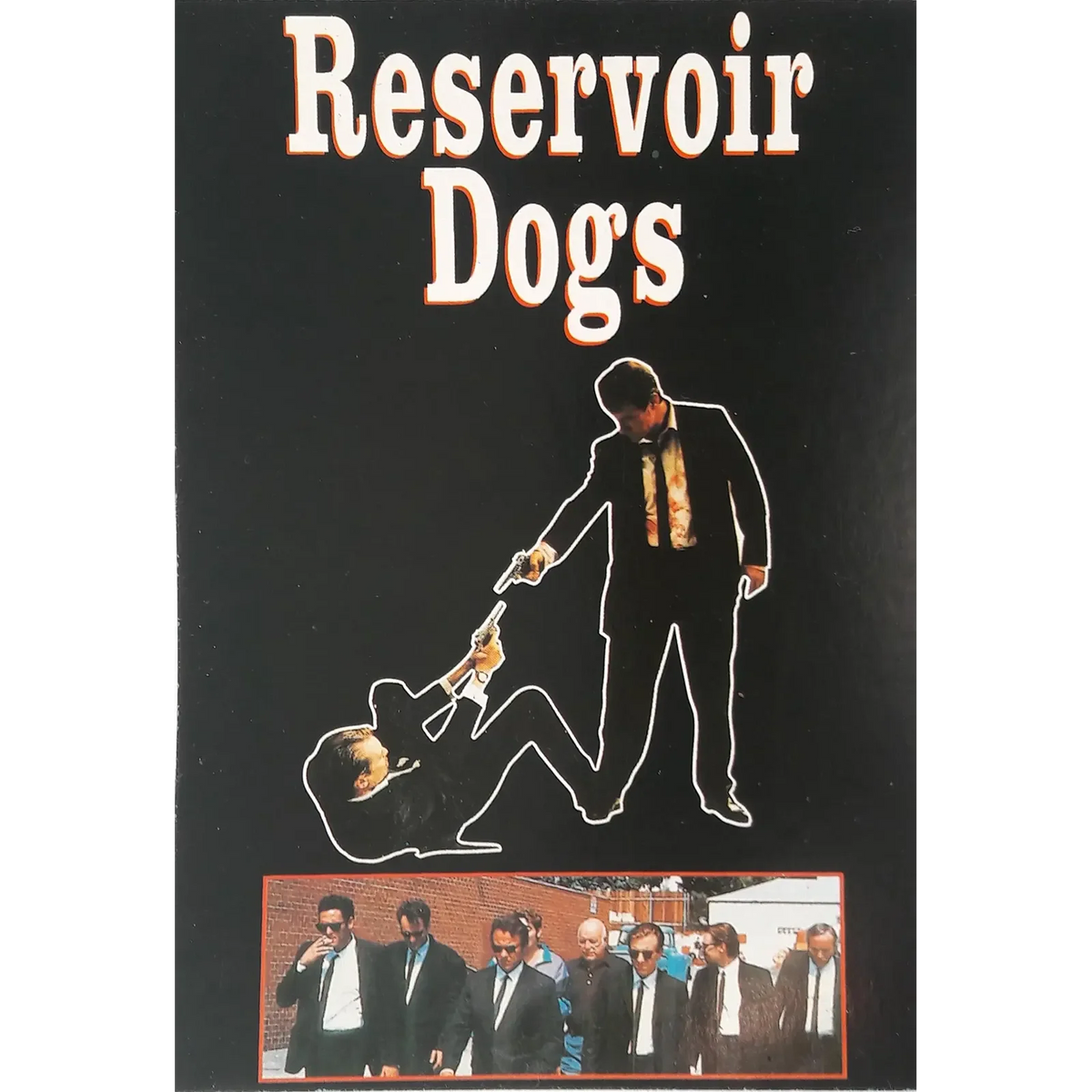 Postcard Reservoir Dogs - Mr. White vs Mr. Pink
