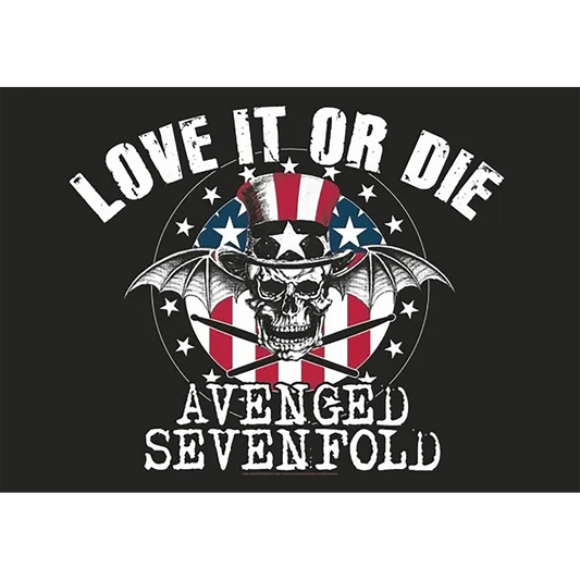Drapeau Avenged Sevenfold - Love it or Die