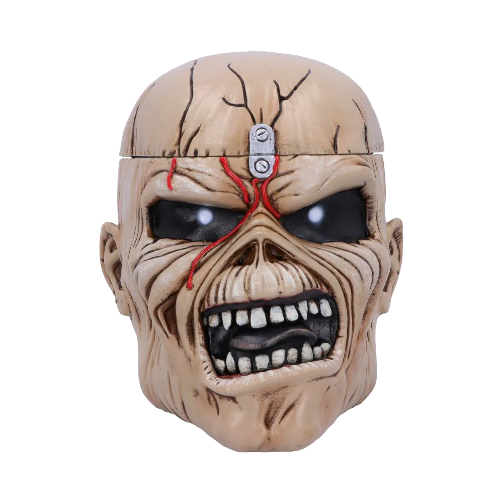 Boîte décorative Iron Maiden – Tête d’Eddie "The Trooper"