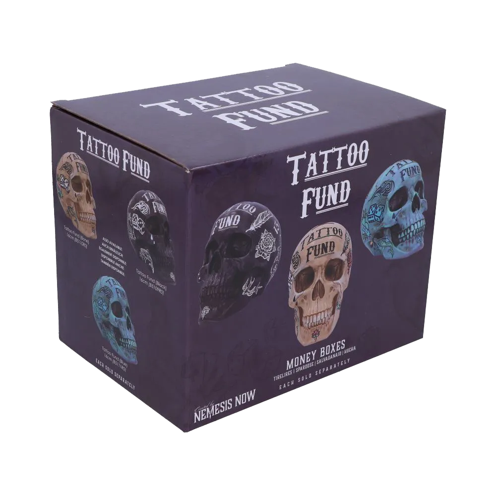 Boîte Tattoo Fund – emballage officiel Nemesis Now