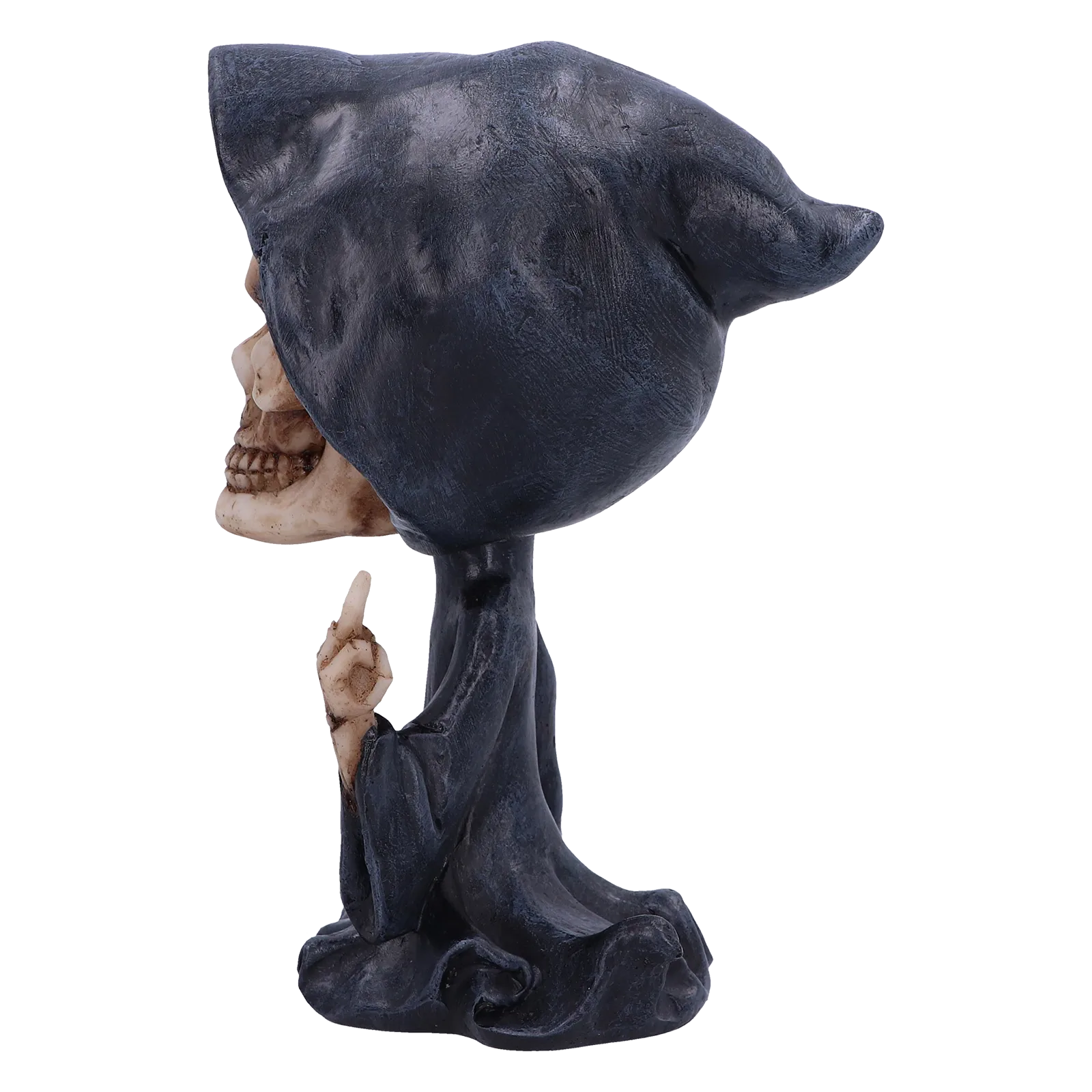 Figurine Reaper’s Wish – profil droit du squelette sous la capuche noire