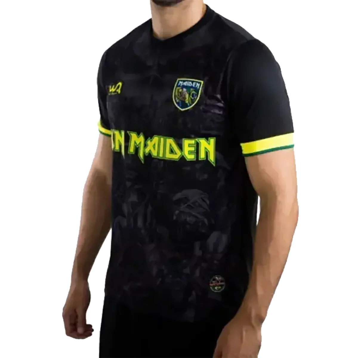 Maillot de football officiel Iron Maiden - Brazil (3/4 gauche)