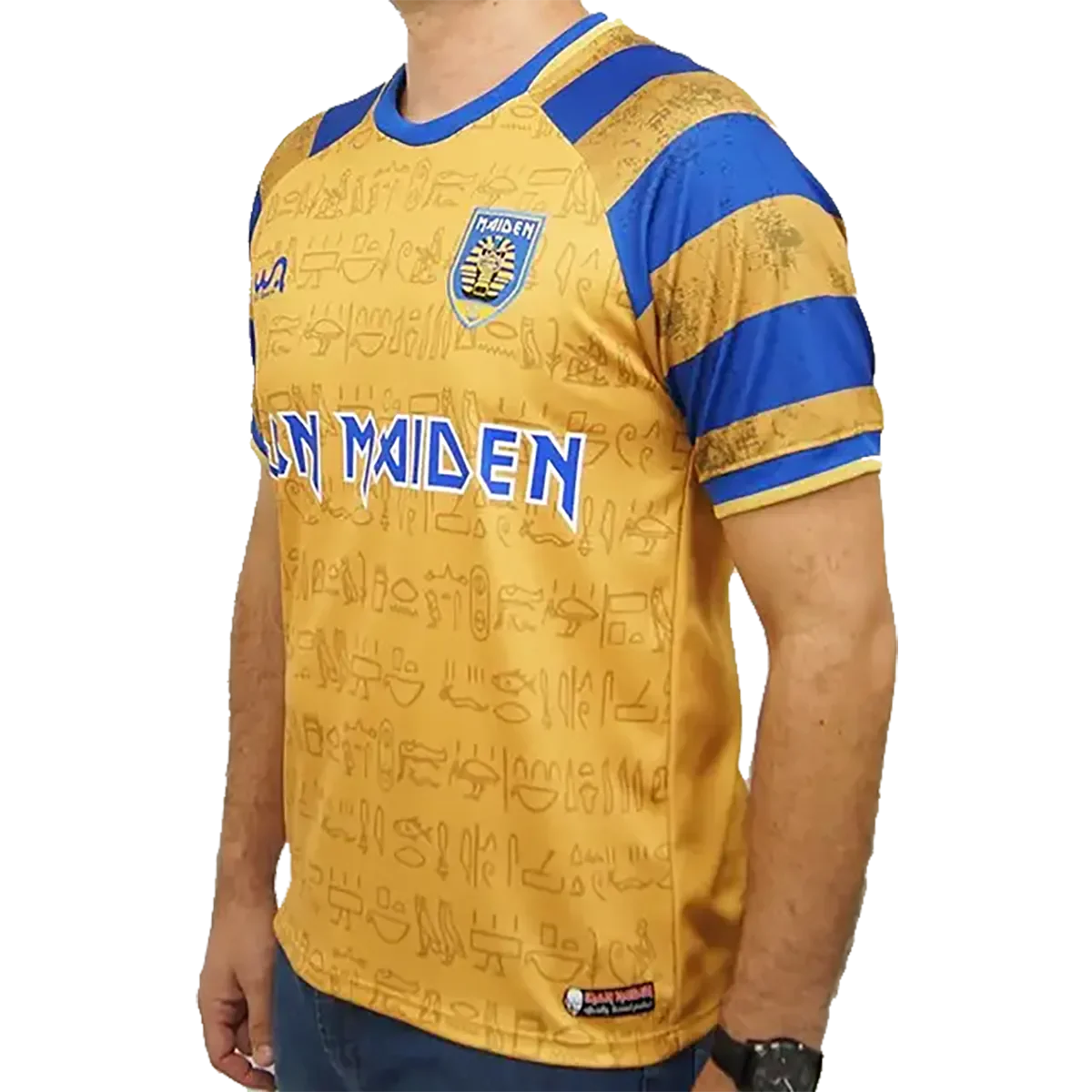 Official Iron Maiden Football Shirt - Powerslave (side)