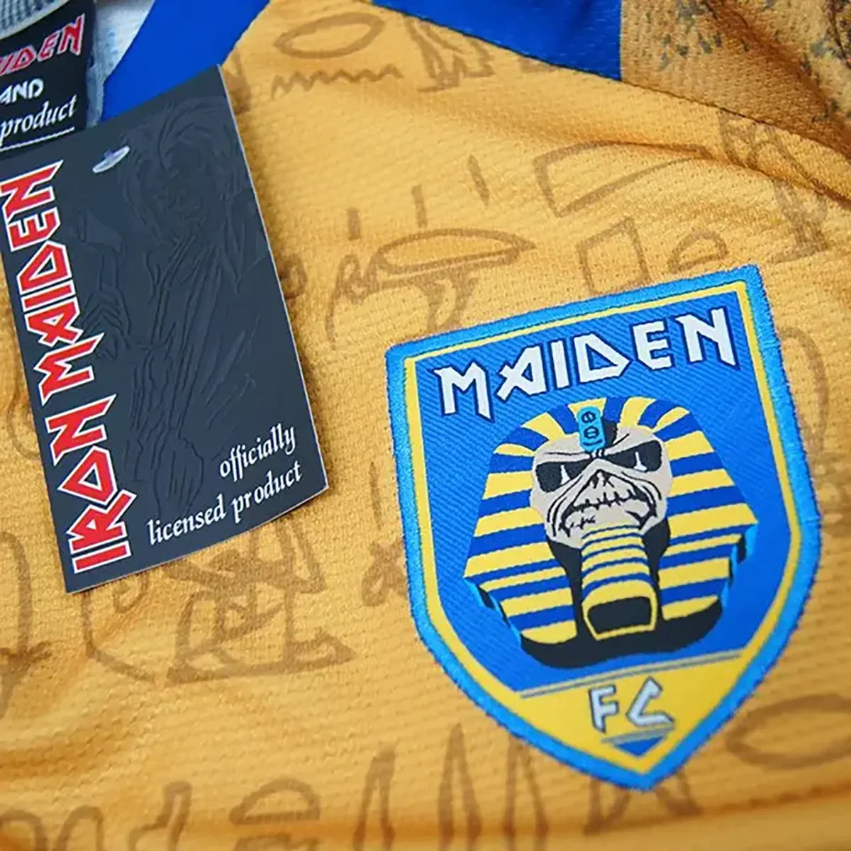 Official Iron Maiden Football Shirt - Powerslave (crest)