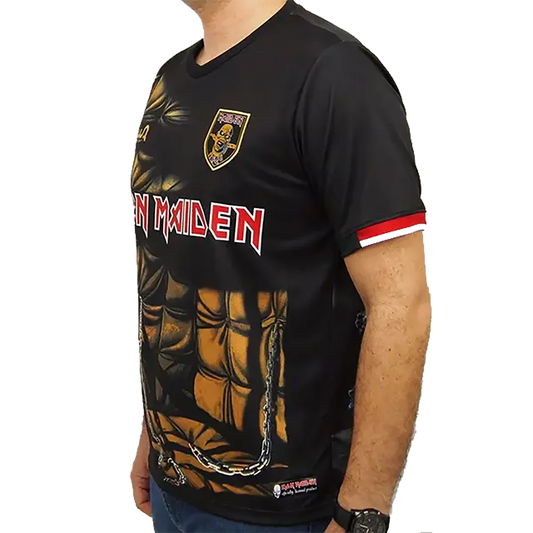 Official Iron Maiden Football Shirt - Piece of Mind (Side)