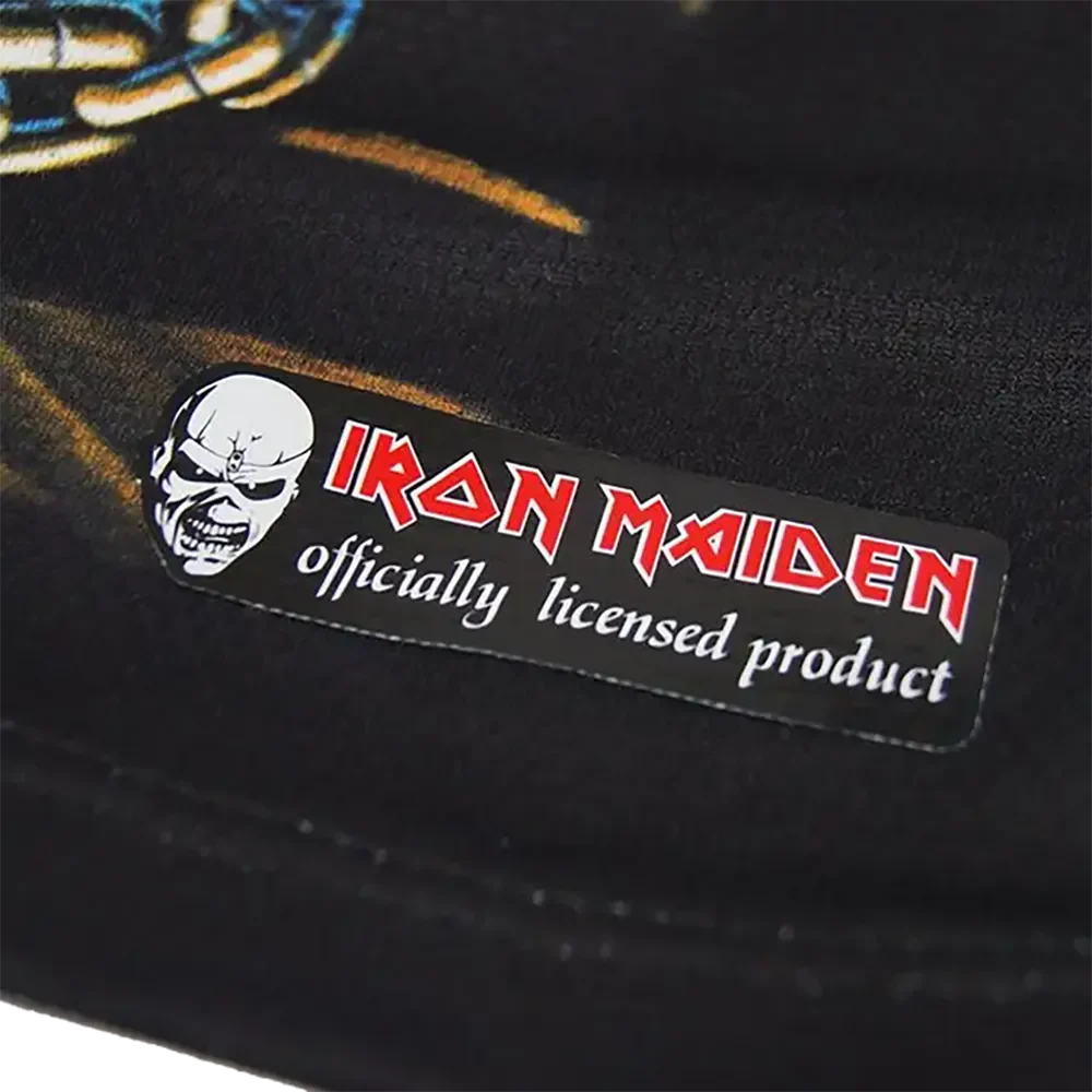 Maillot de football officiel Iron Maiden - Piece of Mind (sceau)