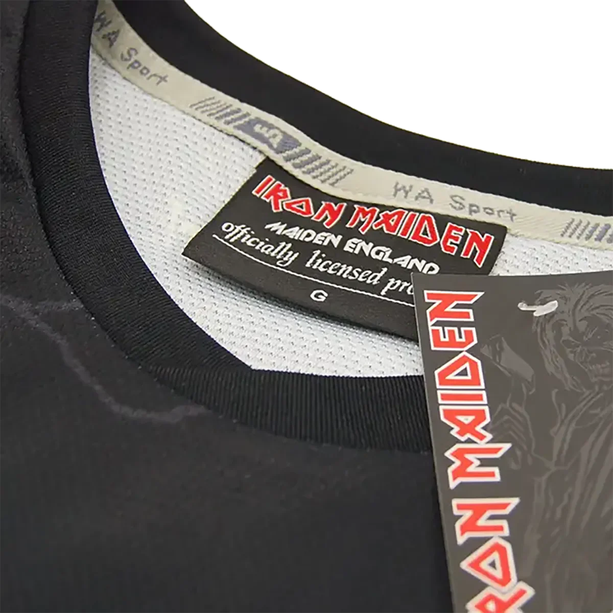 Maillot de football officiel Iron Maiden - Fear of the Dark (col)