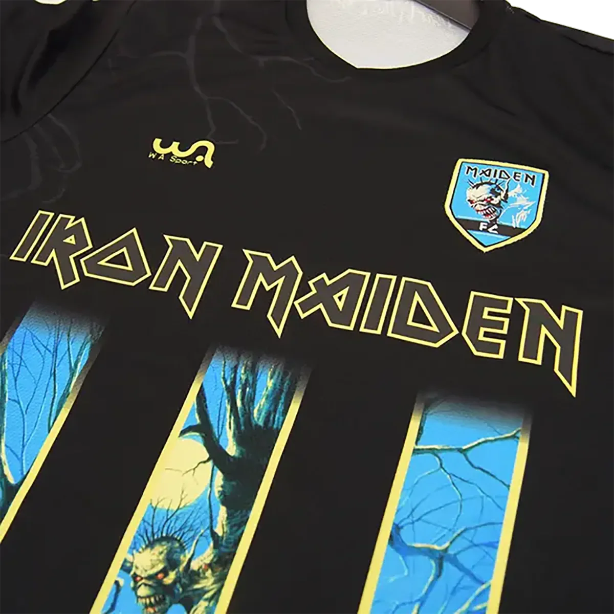 Maillot de football officiel Iron Maiden - Fear of the Dark (devant)