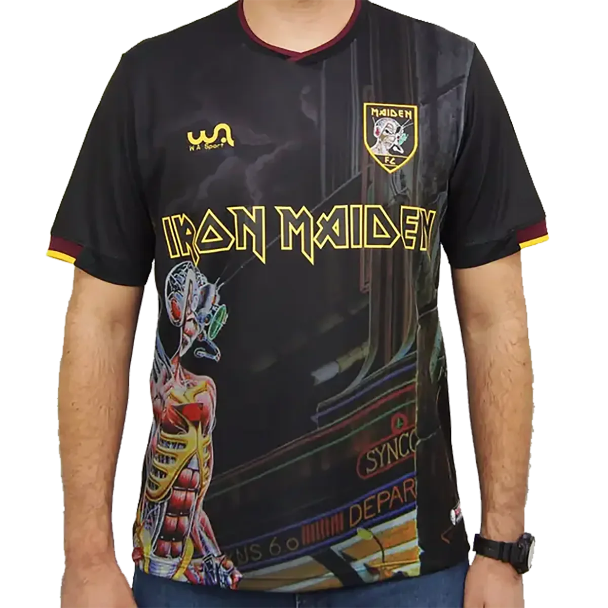 Official Iron Maiden Football Shirt - Somewhere In Time