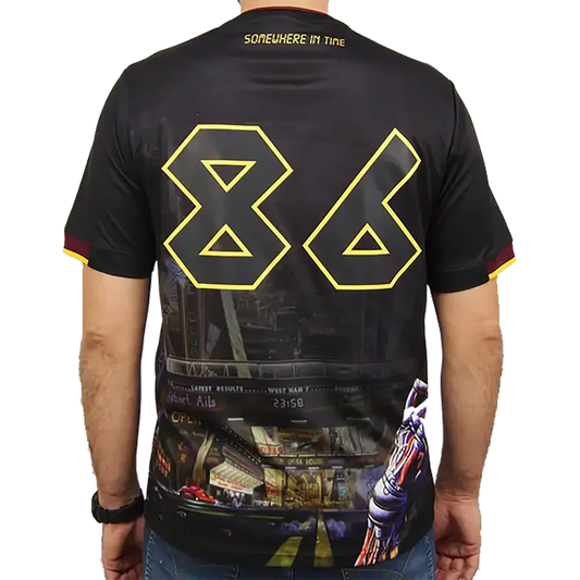Iron Maiden Official Football Shirt - Somewhere In Time (back)