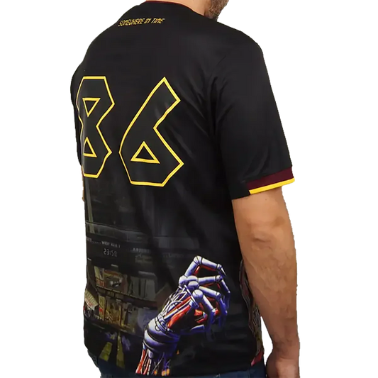 Official Iron Maiden Football Shirt - Somewhere In Time (3/4 back)
