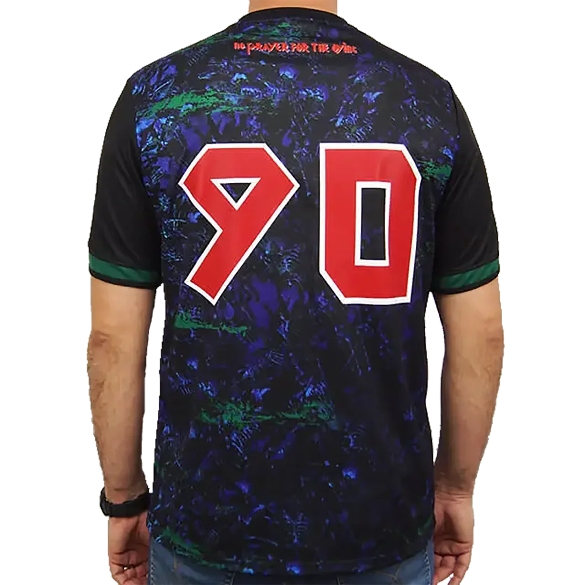 Maillot de football officiel Iron Maiden - No Prayer For The Dying (dos)