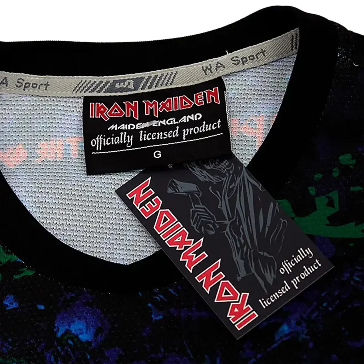 Maillot de football officiel Iron Maiden - No Prayer For The Dying (col)