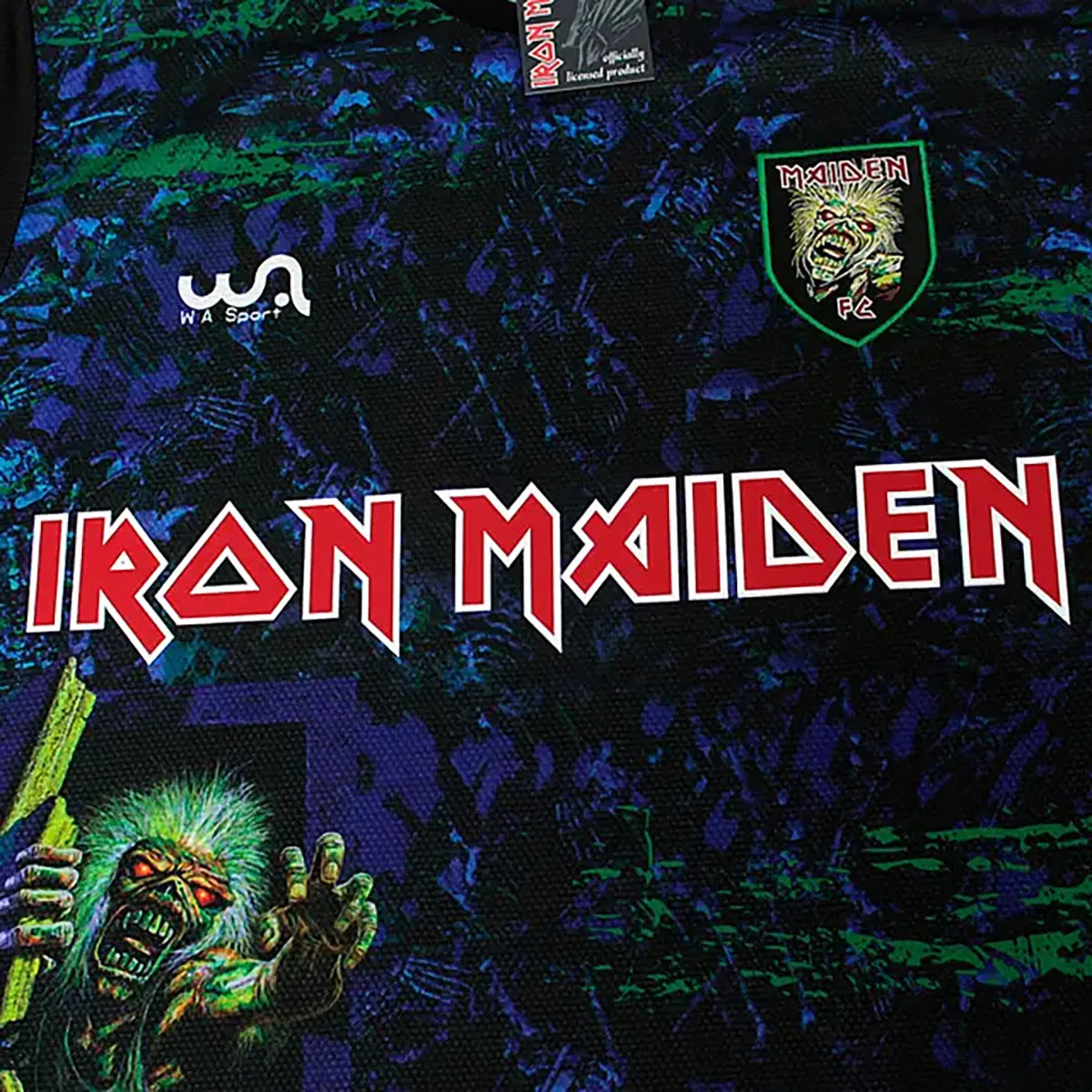 Maillot de football officiel Iron Maiden - No Prayer For The Dying (logo)