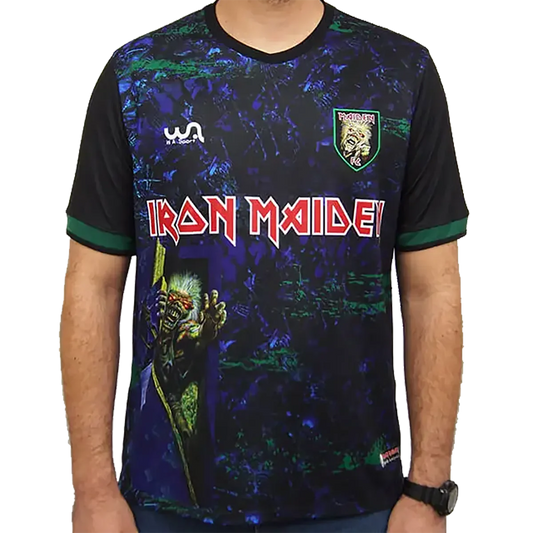 Official Iron Maiden Football Shirt - No Prayer For The Dying
