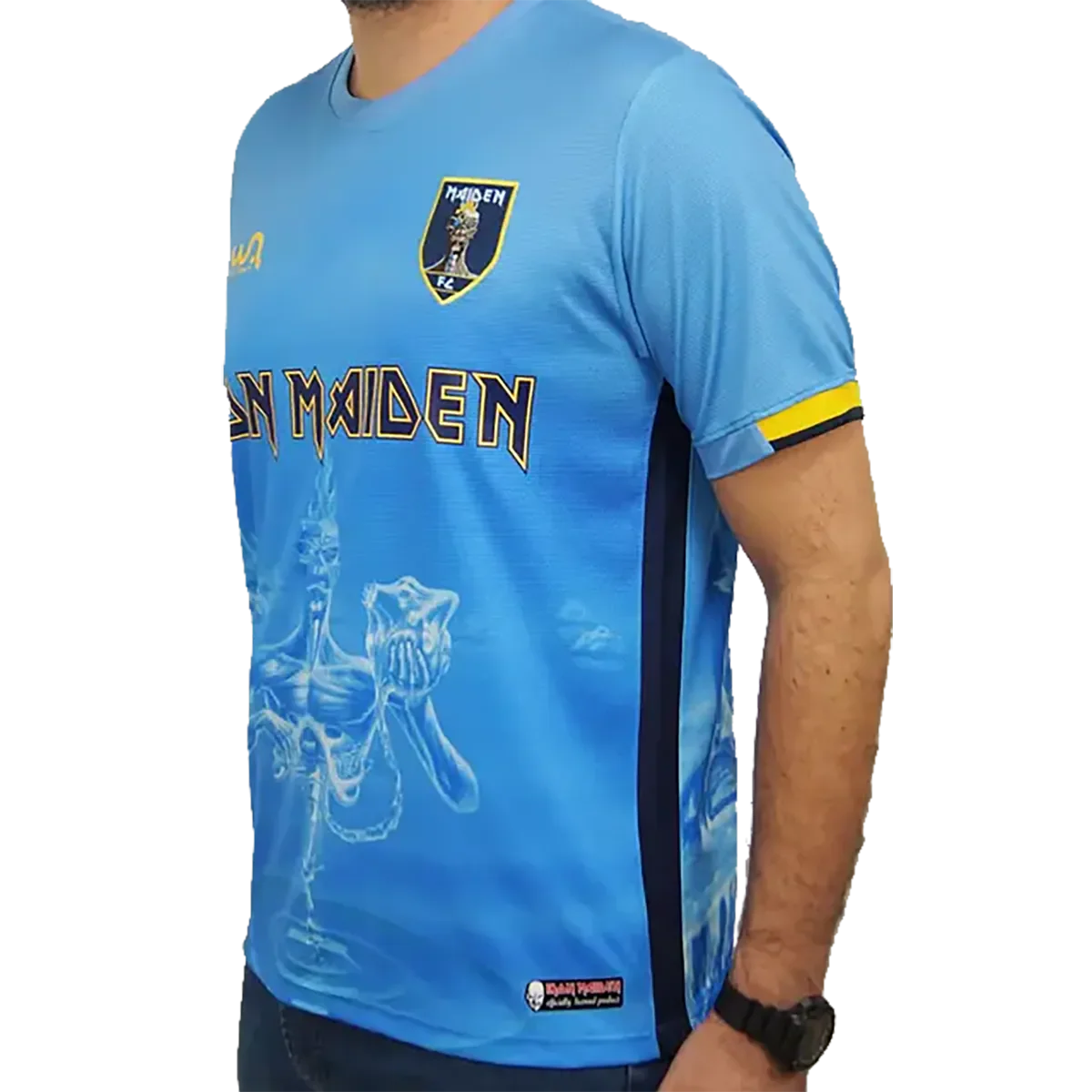 Maillot de football officiel Iron Maiden - The Seventh Son Of A Seventh Son (profil)