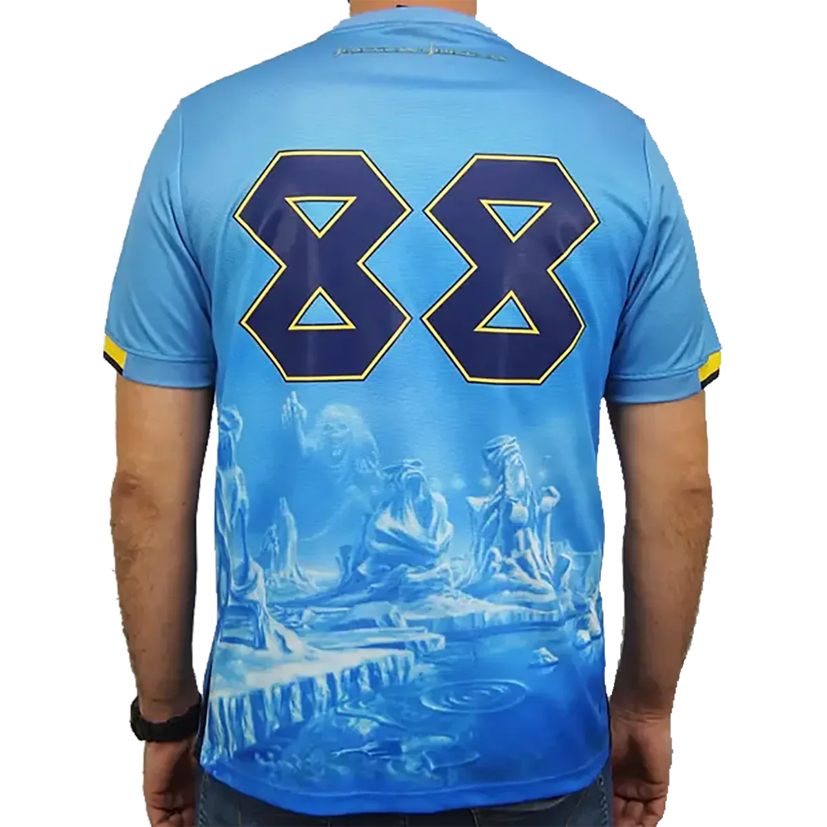 Maillot de football officiel Iron Maiden - The Seventh Son Of A Seventh Son (dos)