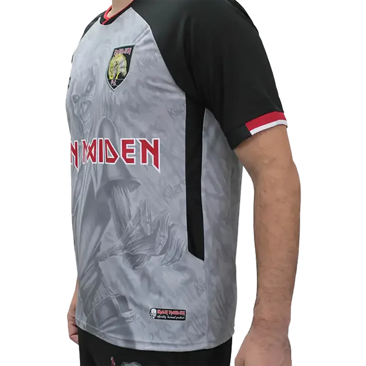 Official Iron Maiden Football Shirt - Killers (side)