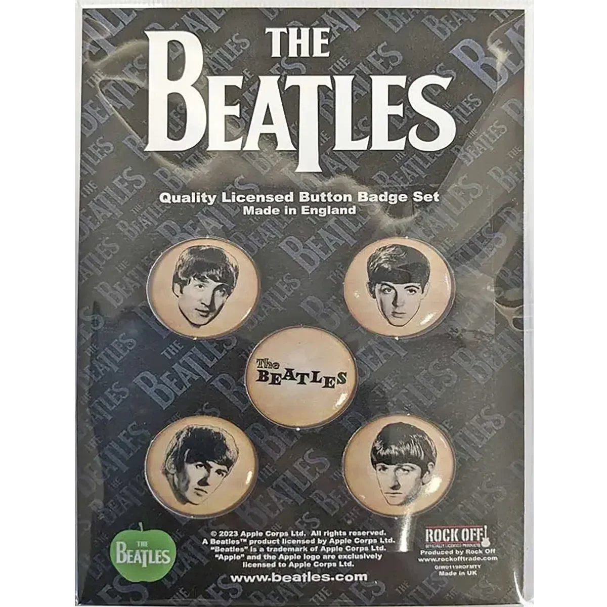 Badge Beatles (pack de 5)