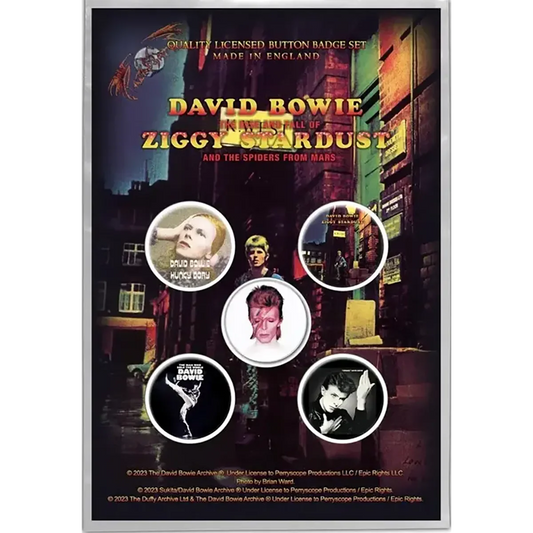 Badge David Bowie (set of 5)