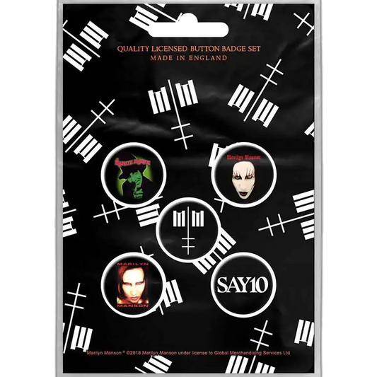 Badge Marilyn Manson (set of 5)