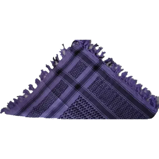 Keffieh parme et noir