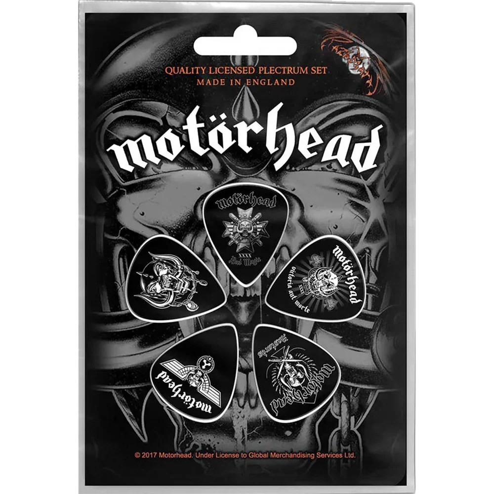 Official Motorhead Bastards Pick Set on Blister Card