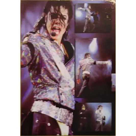 Maxi postcard Michael Jackson live