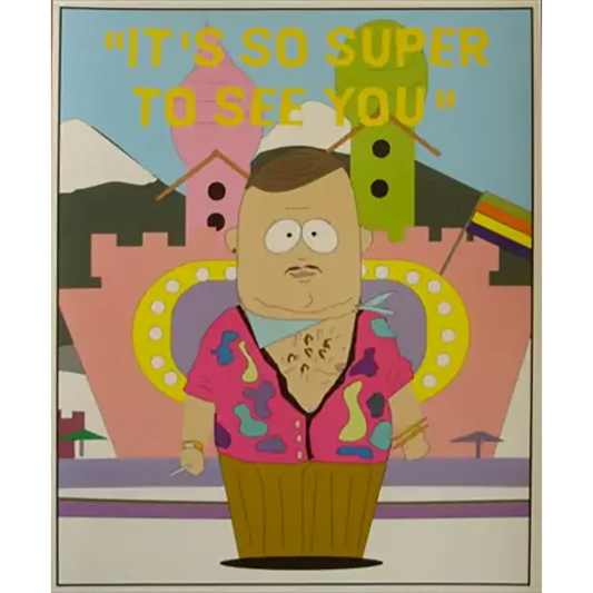 Maxi postcard South Park - Al super gay