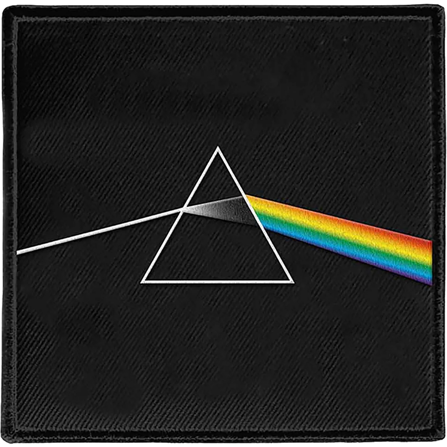 Patch thermocollant Pink Floyd The Dark Side of the Moon prisme 7 x 7 cm | Pink Floyd The Dark Side of the Moon prism iron-on patch 7 x 7 cm