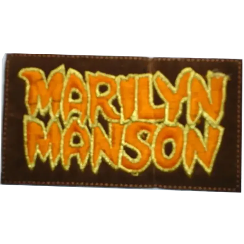 Sew-on patch Marilyn Manson