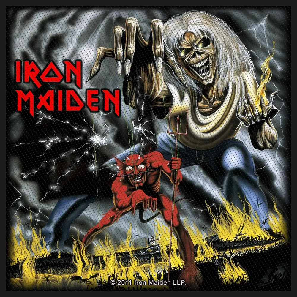 Sew-on patch Iron Maiden - The number of the Beast