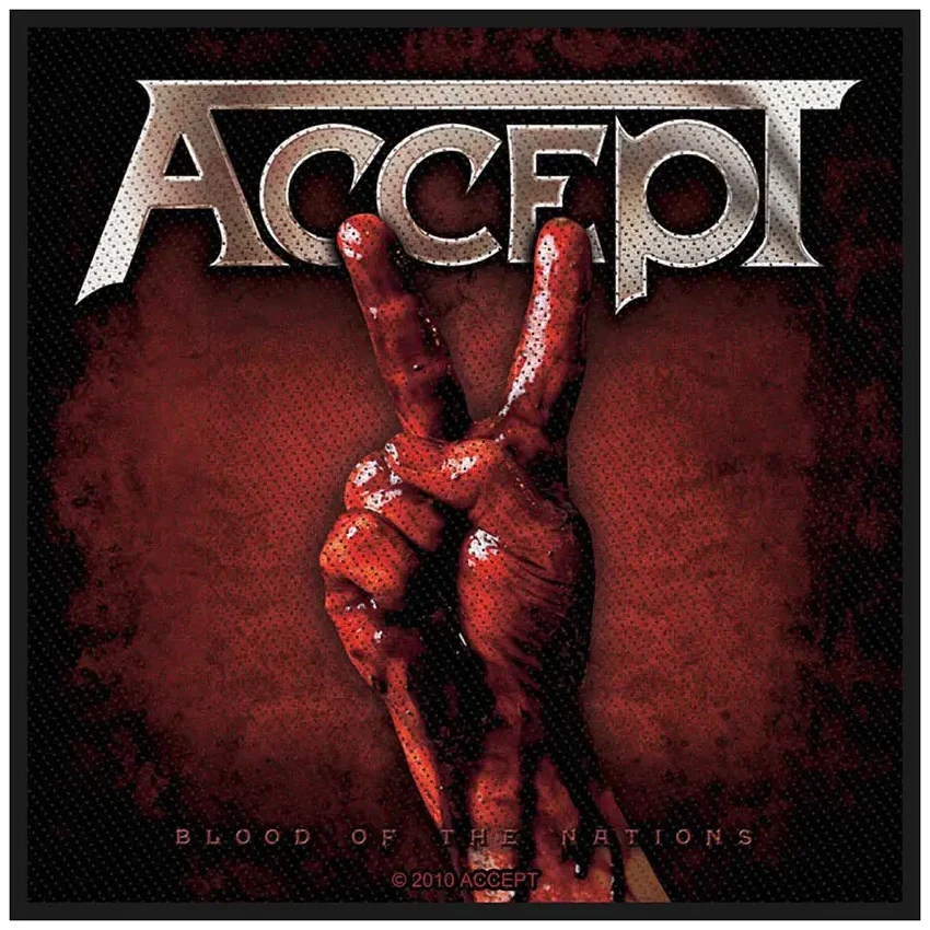 Sew-on patch Accept - Blood of the Nations