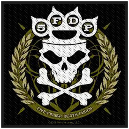 Sew-on patch Five Finger Death Punch - Knuckles crown