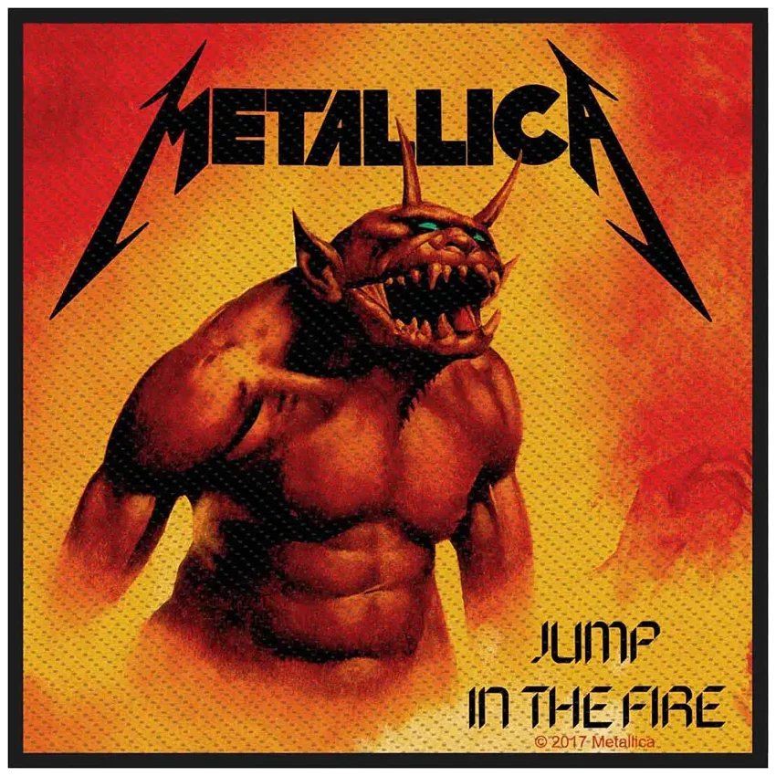 Ecusson Metallica - Jump in the Fire