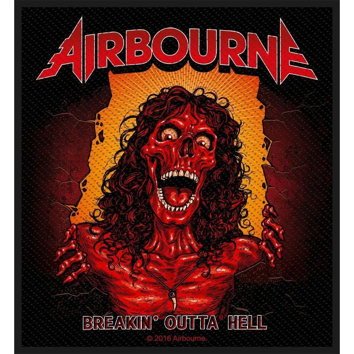 Sew-on patch Airbourne - Breakin' outta Hell