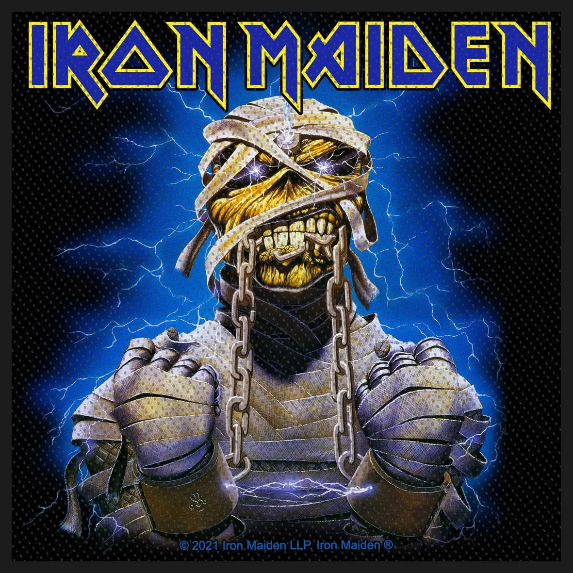 Sew-on patch Iron Maiden - World Slavery Tour