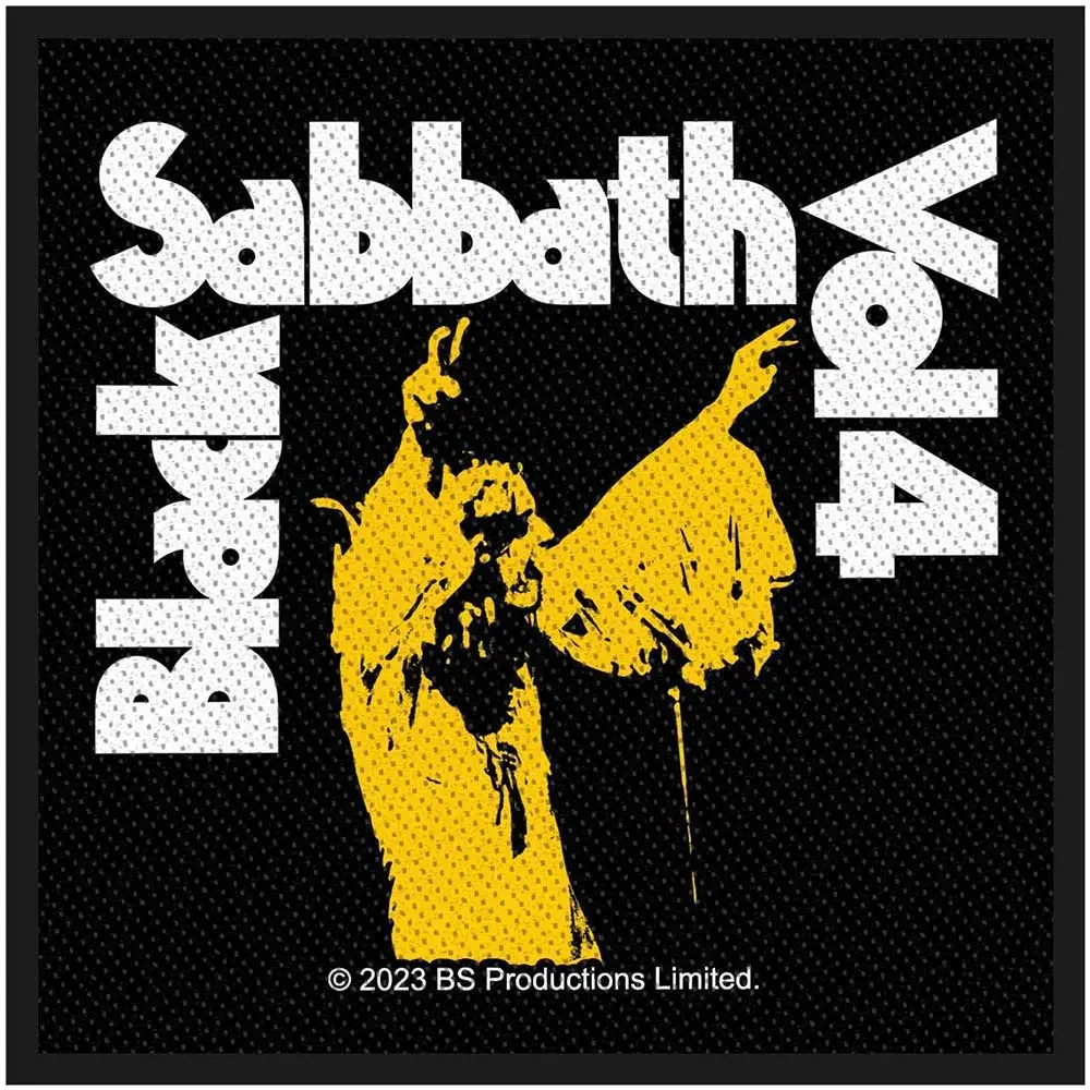 Sew-on patch Black Sabbath - Vol.4